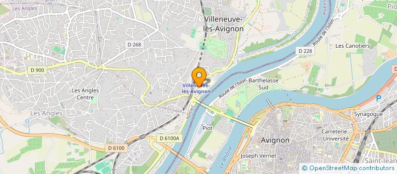 localisation de l'entreprise MADAME MONIQUE MOURET  VILLENEUVE-LES-AVIGNON