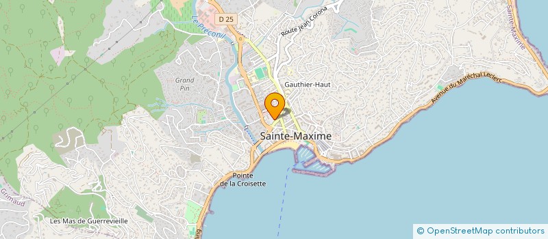 localisation de l'entreprise MADAME MONIQUE MOURGUES à SAINTE-MAXIME