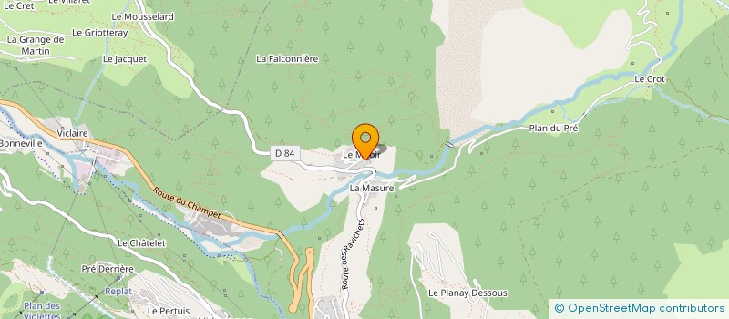localisation de l'entreprise MADAME MONIQUE MOUSSELARD à SAINTE-FOY-TARENTAISE
