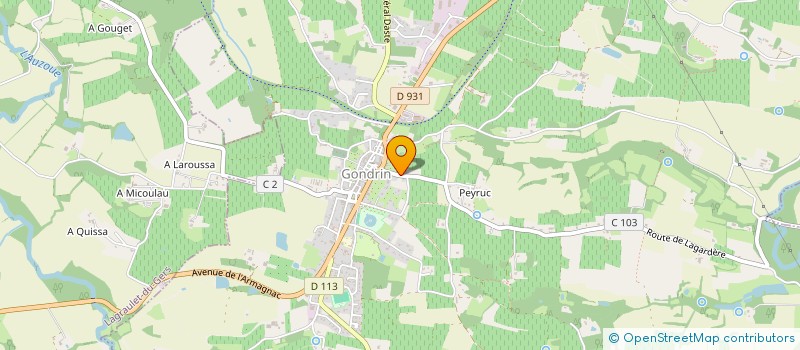 localisation de l'entreprise MADAME MONIQUE MOUSTEAU  MOUCHAN