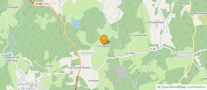 localisation de l'entreprise MADAME MONIQUE MOYEN  SAINT ANGEL