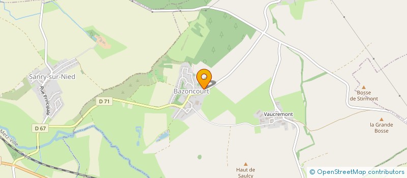 localisation de l'entreprise MADAME MONIQUE MURBACH  BAZONCOURT