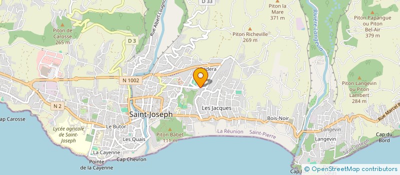 localisation de l'entreprise MADAME MONIQUE MUSSARD à SAINT-JOSEPH
