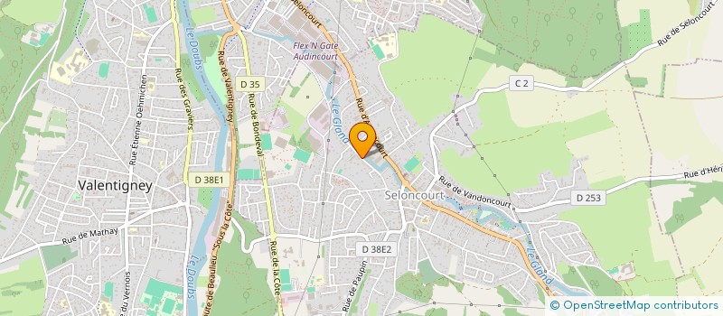 localisation de l'entreprise MADAME MONIQUE NAPPEY  DASLE