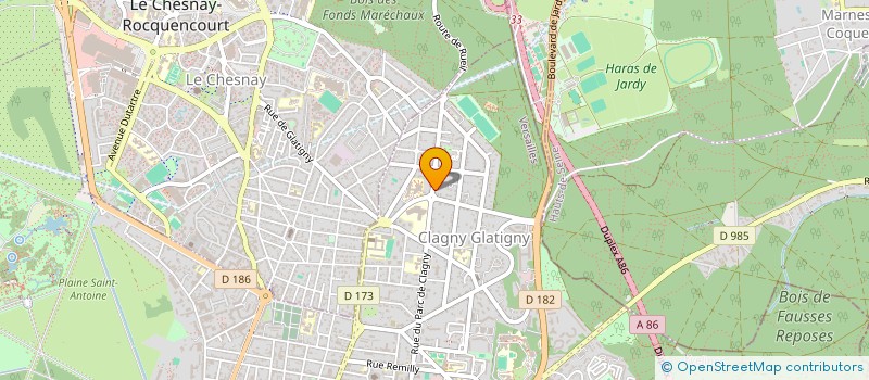 localisation de l'entreprise MADAME MONIQUE NARCY à VERSAILLES