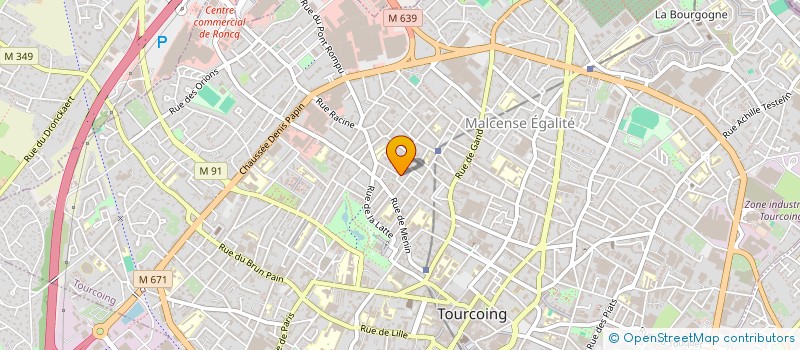 localisation de l'entreprise MADAME MONIQUE NDJANDJO  TOURCOING