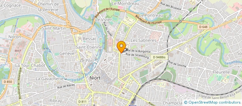 localisation de l'entreprise MADAME MONIQUE NEAU à NIORT