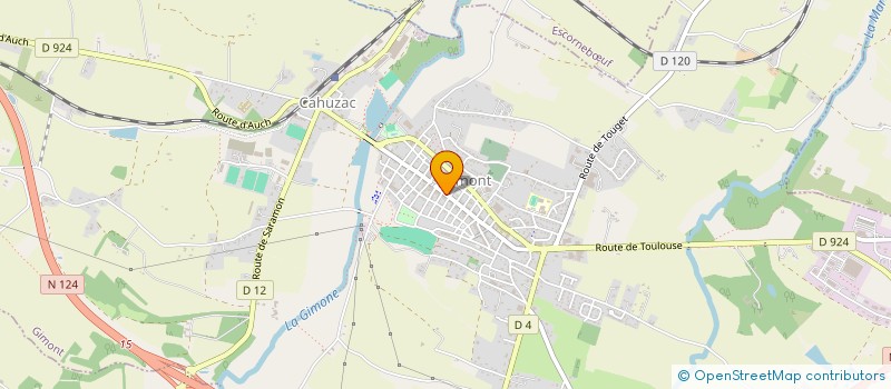 localisation de l'entreprise MADAME MONIQUE NEGRO  GIMONT