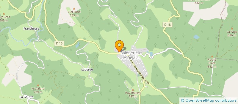 localisation de l'entreprise MADAME MONIQUE NOUAILLES  SAINT-YRIEIX-LE-DEJALAT