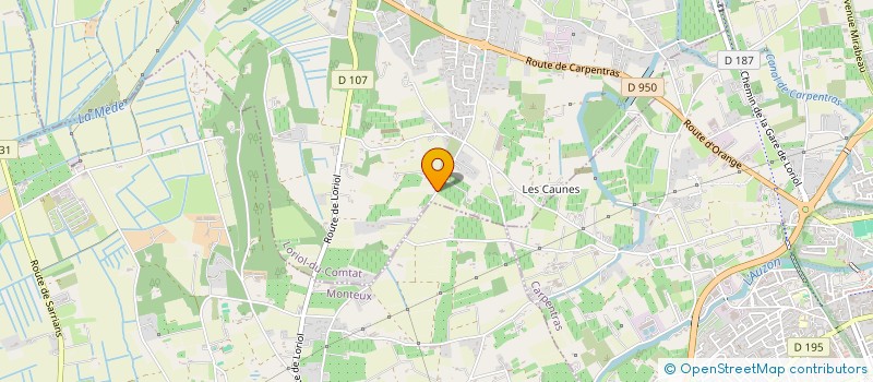 localisation de l'entreprise MADAME MONIQUE NOUGUIER  SABRAN