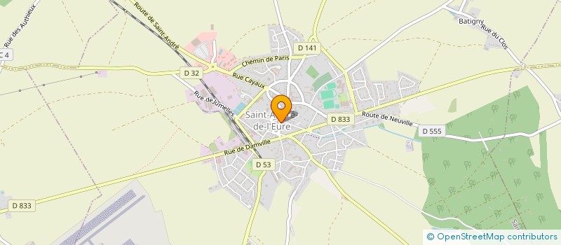 localisation de l'entreprise MADAME MONIQUE OURY à SAINT-ANDRE-DE-L'EURE