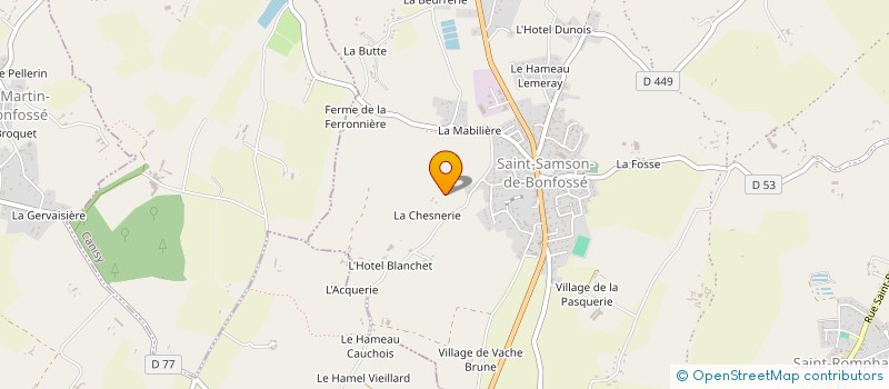 localisation de l'entreprise MADAME MONIQUE PAGNON à CANISY