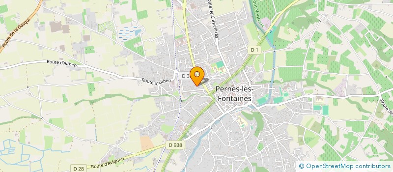 localisation de l'entreprise MADAME MONIQUE PANTAGENE à PERNES-LES-FONTAINES