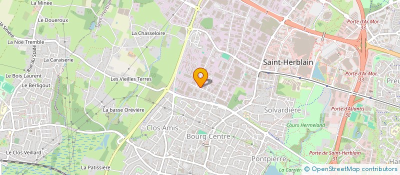 localisation de l'entreprise MADAME MONIQUE PARAJUA  SAINT-HERBLAIN