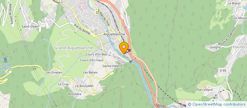 localisation de l'entreprise MADAME MONIQUE PARIS  GRAND-AIGUEBLANCHE