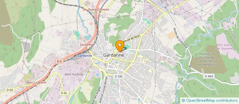 localisation de l'entreprise MADAME MONIQUE PASCAL à GARDANNE