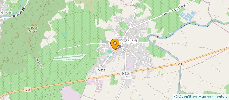 localisation de l'entreprise MADAME MONIQUE PASSET  ARGELIERS