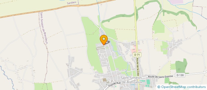 localisation de l'entreprise MADAME MONIQUE PATRAS  SAINT-SIMEON-DE-BRESSIEUX