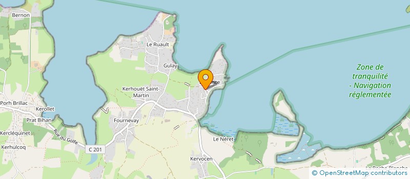 localisation de l'entreprise MADAME MONIQUE PAULMIER  SARZEAU