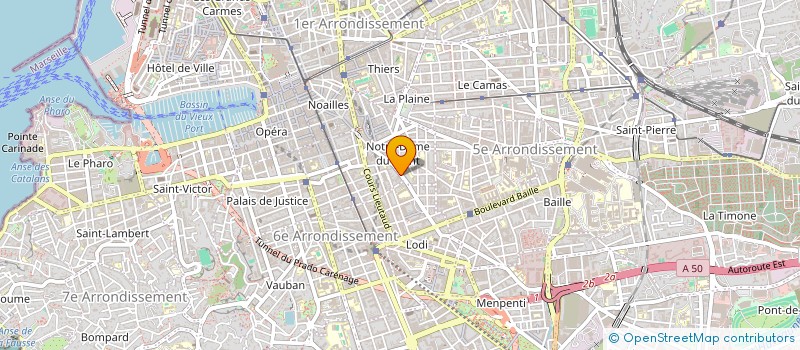 localisation de l'entreprise MADAME MONIQUE PAYAN à MARSEILLE