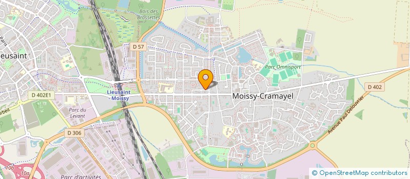localisation de l'entreprise MADAME MONIQUE PAYET à MOISSY-CRAMAYEL