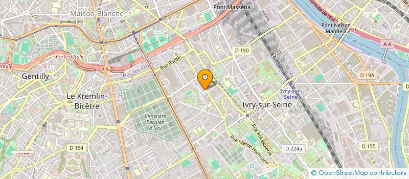 localisation de l'entreprise MADAME MONIQUE PECOSTE à IVRY-SUR-SEINE
