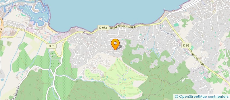 localisation de l'entreprise MADAME MONIQUE PEIRONET MARTIN  GASSIN