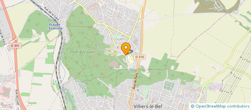 localisation de l'entreprise MADAME MONIQUE PENDOLA  ECOUEN