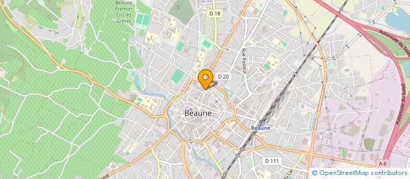 localisation de l'entreprise MADAME MONIQUE PERDREAUX à BEAUNE