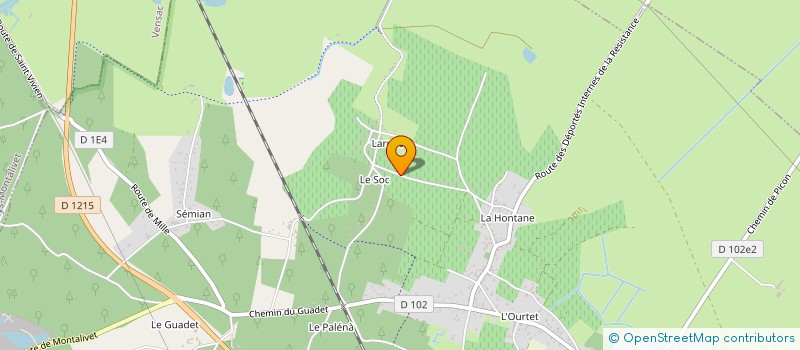 localisation de l'entreprise MADAME MONIQUE PEREZ  QUEYRAC