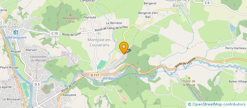 localisation de l'entreprise MADAME MONIQUE PERNOSSI à MONTJOIE-EN-COUSERANS