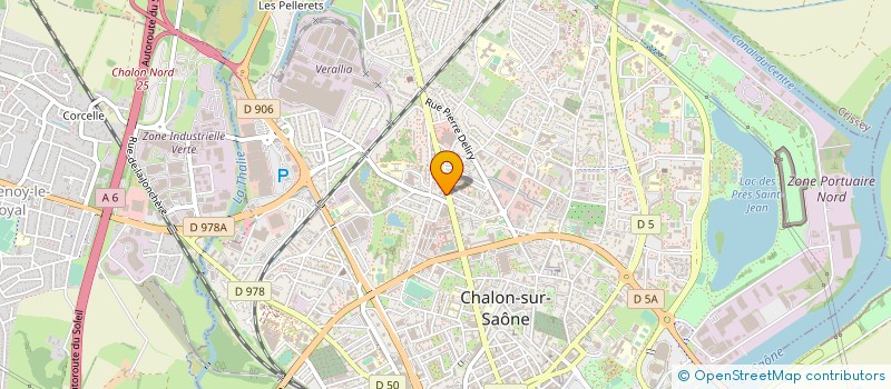 localisation de l'entreprise MADAME MONIQUE PERRIN à CHALON-SUR-SAONE