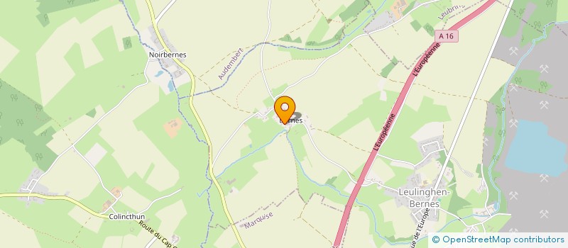 localisation de l'entreprise MADAME MONIQUE PESEZ  LEULINGHEN-BERNES