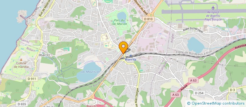 localisation de l'entreprise MADAME MONIQUE PETOTEGUY à BIARRITZ