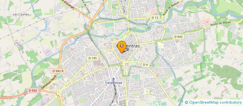 localisation de l'entreprise MADAME MONIQUE PEYROUSE  CARPENTRAS