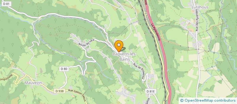 localisation de l'entreprise MADAME MONIQUE PEYROUZELLE  CAPVERN