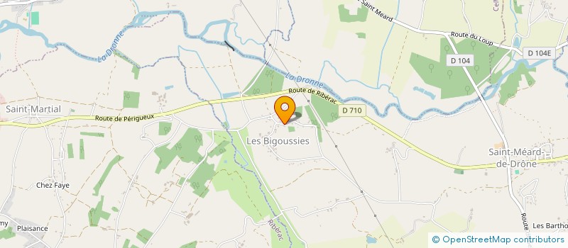 localisation de l'entreprise MADAME MONIQUE PEYTOUREAU  SAINT-MEARD-DE-DRONE