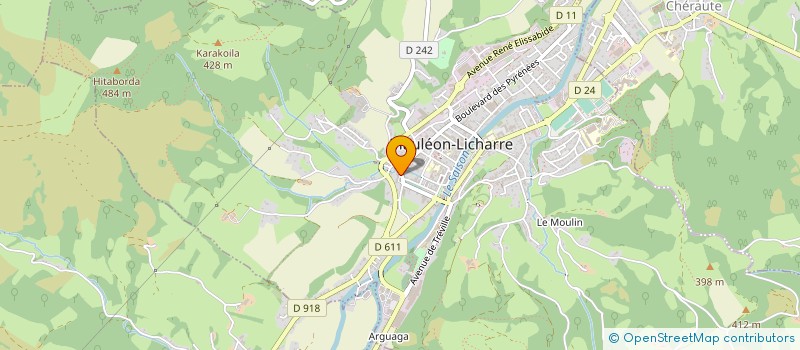 localisation de l'entreprise MADAME MONIQUE PEYTRAL à MAULEON-LICHARRE