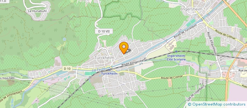 localisation de l'entreprise MADAME MONIQUE PFEIFFER  TURCKHEIM