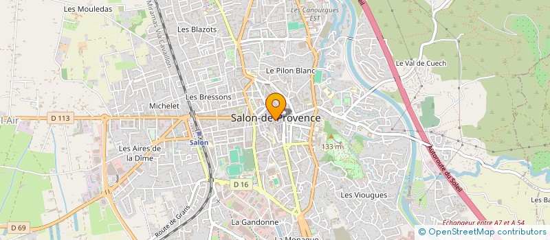 localisation de l'entreprise MADAME MONIQUE PHILGAS  SALON-DE-PROVENCE