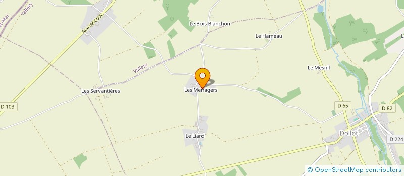 localisation de l'entreprise MADAME MONIQUE PHILIPEAU  DOLLOT