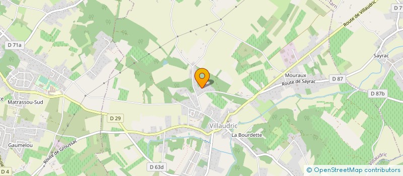 localisation de l'entreprise MADAME MONIQUE PHILIPPE à VILLAUDRIC