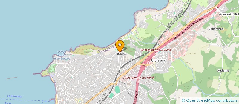 localisation de l'entreprise MADAME MONIQUE PICART à SAINT-JEAN-DE-LUZ