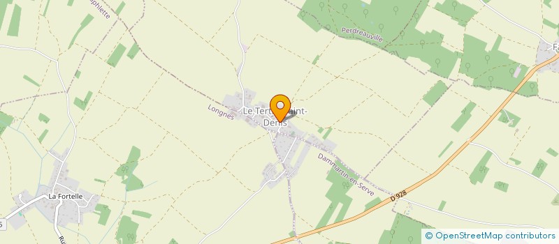 localisation de l'entreprise MADAME MONIQUE PICHON  LE TERTRE-SAINT-DENIS