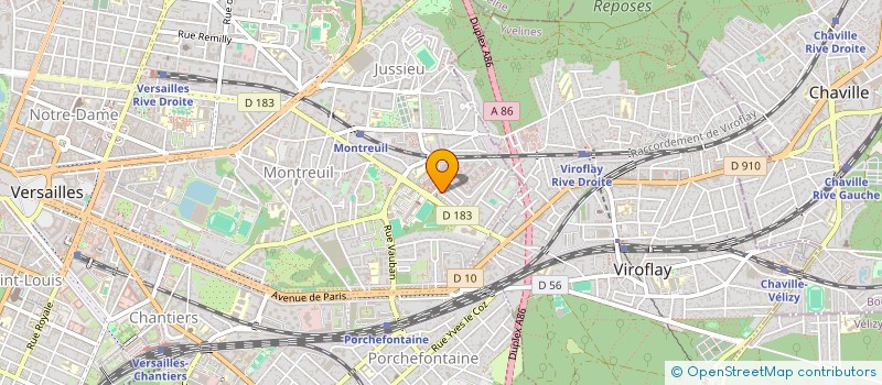 localisation de l'entreprise MADAME MONIQUE PICOLET à VERSAILLES