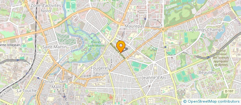 localisation de l'entreprise MADAME MONIQUE PIGEON à RENNES