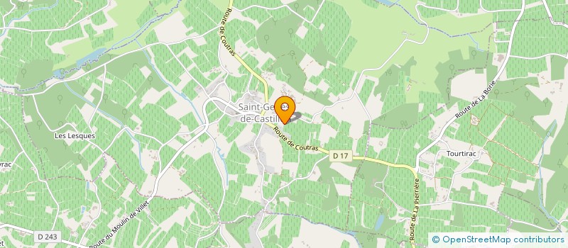 localisation de l'entreprise MADAME MONIQUE PIGNOT  SAINT-GENES-DE-CASTILLON