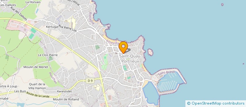 localisation de l'entreprise MADAME MONIQUE PINTO à SAINT-QUAY-PORTRIEUX