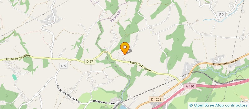 localisation de l'entreprise MADAME MONIQUE PITTET  LA ROCHE SUR FORON