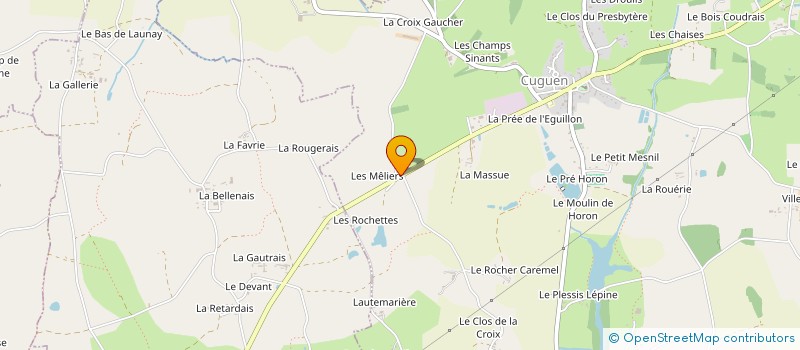 localisation de l'entreprise MADAME MONIQUE PLIHON à CUGUEN